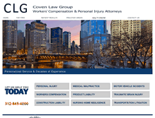 Tablet Screenshot of covenlaw.com